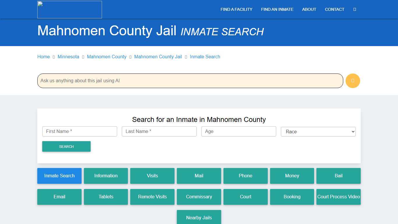 Mahnomen County Inmate Search & Roster Find Inmates MN